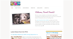 Desktop Screenshot of ferretclub.com